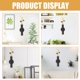 thumbnail image 4 of unbranded De Pared Con Florero Metálico Negro Simple Y, 4 of 8