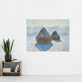 thumbnail image 2 of Claude Monet Haystacks Effect Of Snow And Sun Extra Large Art Print Wall Mural Poster Premium XL, 2 of 3
