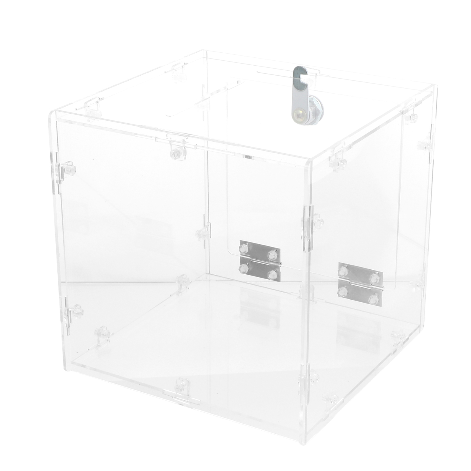 Weijiyouyu Clear Acrylic Display Donation Box Ballot Box Ticket