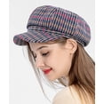 thumbnail image 4 of CoCopeaunts Classic Newsboy Hats for Women Plaid Octagonal Hat Tweed Bakerboy Hat Fiddler Cap Beret Cap Winter Warm, 4 of 6