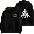 thumbnail image 4 of Canserbero-Sudadera con capucha y cremallera para hombre y mujer, chaqueta de gran tamaño, moda urbana Y2K, abrigo para pareja, primavera y otoño, novedad de 2024, 4 of 5