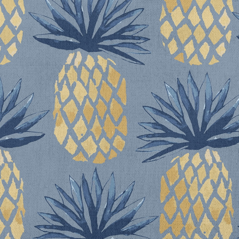 Simply Daisy 18" x 18" Pineapple Stripes Nautical Decorative Indoor Pillow