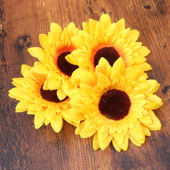 LABSERRON Fabric Flowers for Crafts and Home Interior Decoration in Yellow