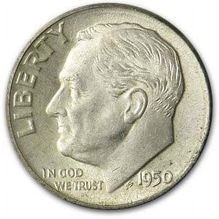 1950-S Roosevelt Dime AU