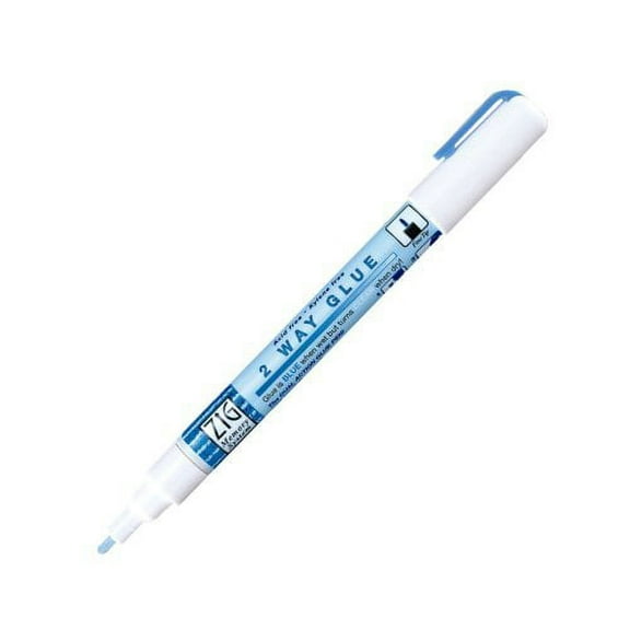 Zig Memory System 2 Way Glue Pen - 2mm Fine Tip Msb-20m