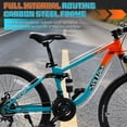 thumbnail image 3 of ICEELF 26 Inch Mountain Bike, 21-Speed MTB Bicycle for Boys, Girls & Adults, Lockable Suspension, Dual Disc Brakes, Multiple Colors, 3 of 9