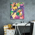 thumbnail image 4 of Epic Graffiti 'Cat Shapes' by Holly McGee, Canvas Wall Art, 20"x24", 4 of 8