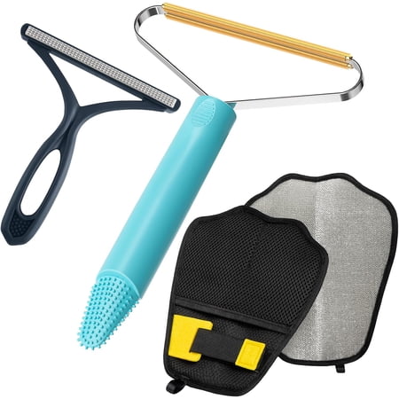 3 Pack Pet Hair Remover Carpet Rake Dog Cat Fur Removal Tool Brush for Carpet Rug Couch Furniture Car Pet Bed