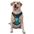 thumbnail image 1 of Kdxio Hawaiian Ship Dolphin Print No Pull Dog Harness Adjustable Reflective Oxford Easy Control Medium Large Dog Harness for Training and Everyday-Large, 1 of 6