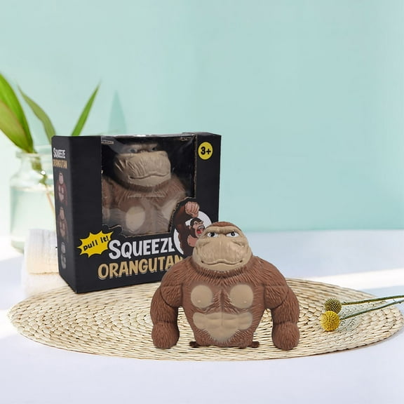 BAOPAI Monky Toy Stretch Stresstoy Stretch Monkey For Stress Relief Elastic Monkey Stress Toy Sensor Fidget Toys For Children And Adults