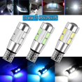 thumbnail image 1 of 4 unids/2pcs/1pc led estilo coche t10 canbus luces laterales 194 w5w 10smd 5630 led mapa luces sin error bombillas led lámparas de estacionamiento 147 158 192, 1 of 3
