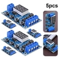 thumbnail image 1 of Circuito Interruptor Retardo Sincronización Ciclo Disparo Placa Control Tubo MOS Dual en Lugar Módulo Relé 12V 24V, 1 of 8