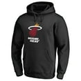 thumbnail image 2 of Men's Black Miami Heat Primary Logo Pullover Hoodie, 2 of 3
