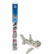 PLUS PLUS - Shark - 70 Piece, Construction Building Stem/Steam Toy, Interlocking Puzzle Blocks for Kids, Mini Maker Tube