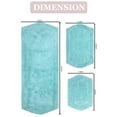 thumbnail image 2 of Home Weavers Waterford Collection 100% Cotton Non-Slip Bathroom Rug Set Machine Washable Bathroom Rug-17"x24", Bath Rug- 21"x34", Runner- 22"x60", Turquoise Color 3 Piece Bath Rug set, 2 of 8