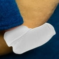 thumbnail image 3 of par de calcetines con puño doblado para bebé, calcetines de bautizo de algodón suave, botitas antideslizantes para bebés de 0 a 1 año, calcetines seguros para caminar, calcetines para ungir al bebé, 3 of 7