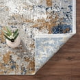 thumbnail image 3 of Luxe Weavers Modern Abstract Premium Fringe Blue 8x10 Area Rug, 3 of 8