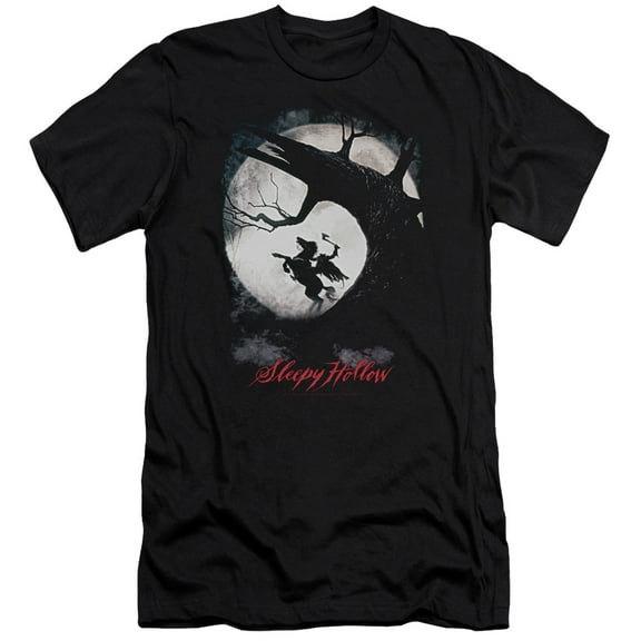 Sleepy Hollow Poster Adult 30/1 T-Shirt Black