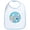 Sky Blue, variant on CafePress - Peppa Pig: Bath Time - Cute Cotton Cloth Baby Bib, Toddler Bib