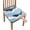 Gradientxbk12147, variant on Summer Ocean Sea Waves Chair Seat Covers, Beach Gradient Blue Stretchable Dining Chair Seat Cushion Slipcovers with Buckle for Dining Room, Set of 6