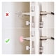thumbnail image 4 of Uxcell 12Pack Protector de pared para tope de puerta, 30mm/1" Negro Bumper autoadhesivo de PVC para manija de puerta en casa u oficina, 4 of 6