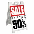 thumbnail image 1 of 50 Off Special (24" X 36") Deluxe A-Frame Signicade, Includes 2 Removable Panels & Stand, 1 of 4