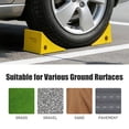 thumbnail image 2 of Yescom Premium PU Wheel Chocks w/ 5ft Rope 33,000 lbs Heavy Duty Capacity Lightweight Car Chocks for RV SUV Truck Camper, 2 of 9
