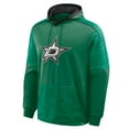 thumbnail image 2 of Men's Fanatics Kelly Green Dallas Stars Goaltender Defender Pullover Hoodie, 2 of 3