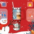 thumbnail image 3 of Christmas Tumbler 40 oz Christmas Tumblers with Handle and Straw Farmhouse Red Snowman Stainless Steel Insulated Coffee Cups Mugs Christmas Gifts Stuff Decor for Women Girls, 3 of 7