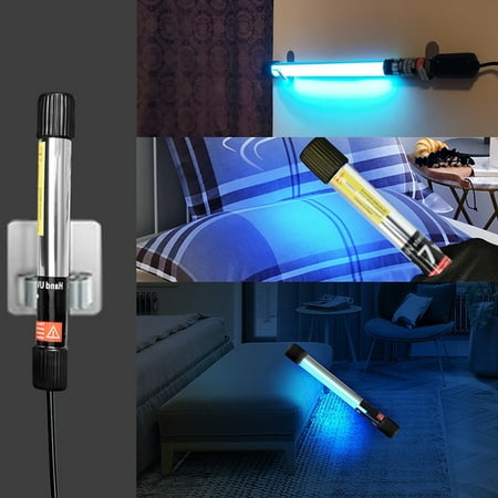 7W Powerful UV Disinfection Stick UV Light Sanitizer Rechargeable Handheld Wand Disinfection Lamp for Hotel,Wardrobe, Toilet,Car
