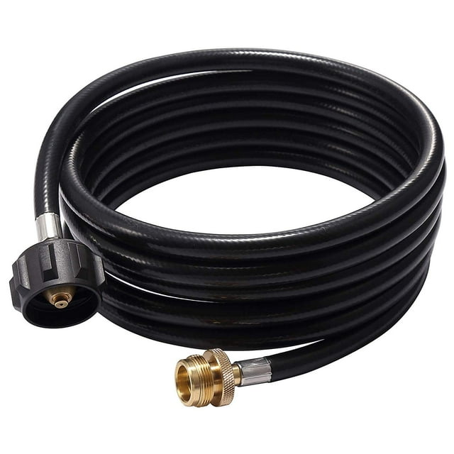 Boyau de Propane de 12 Pi, Relie des Appareils Portatifs de 1 Lb au Réservoir de Propane de 5 à 40 Lb, pour Chauffage Buddy et Cuisinières de Camping