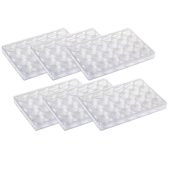 6 Pack: 9.5" Bead Storage Case with Jars by Bead Landing