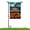 Blue, variant on MIZHONA Halloween Skeleton Garden Flag Outside Skull Pumpkin Outdoor Yard Flag Double Sided Burlap 12"x18"
