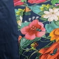 thumbnail image 5 of Levtex Home - Bellara King Duvet Set - Duvet Cover (106x94in.) and Two Shams (20x36in.) - Floral - Navy Coral Orange Pink - Reversible - Cotton, 5 of 5