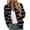 Black, variant on Trendy Jackets for Women Clearance Bomber Jacket 2024 Trendy Casual Zip Up Outerwear Windbreaker with Pockets M