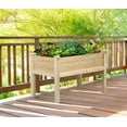 thumbnail image 2 of Greenes Fence 48" x 24" x 31" Beige Cedar and Wood Raised Garden Kit, 2 of 10