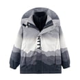 thumbnail image 1 of XASZHN Veste Utilitaire Vintage Décontractée pour Enfants Mode Hiver Tendance Col Gris 4-5 Ans, 1 of 5