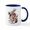 White/Navy Inside, variant on CafePress - White Rabbit Mug (Authentic Colors On White) - 11 oz Ceramic Mug - Novelty Coffee Tea Cup