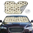 thumbnail image 2 of Fotbe Funny Chicken Car Windshield Sunshade | Sun Visor Protector Front Window Shade, Keeps Out UV Rays, Keeps Your Vehicle Cool-Small, 2 of 7