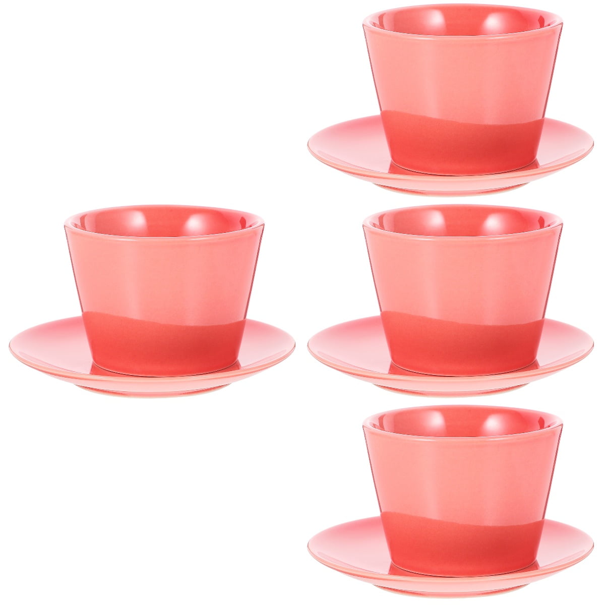 OULII  Ceramic Mug Pink - Elegant and Portable for Home Or Office