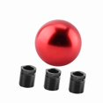 thumbnail image 4 of M Buder Perilla de Palanca de Cambios Manual Universal para Automóvil Cabeza de Bola Redonda de Metal Modificación Accesorios (Rojo), 4 of 9
