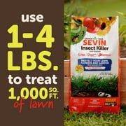 Sevin Insect Killer Outdoor Lawn Granules; 20lb Bag Treats up to 20,000 Square feet of Lawn