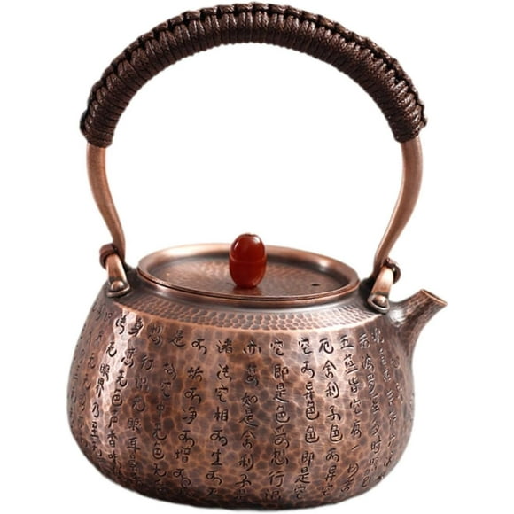 Copper Kettle Whistling Kettle 1300ml Coffee Pot Water Kettle for Kitchen Household