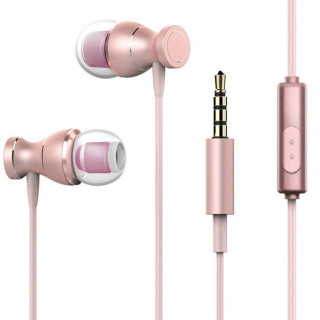 Écouteurs Intra-Auriculaires Filaires avec Microphone pour Mobile, Ordinateur et MP3