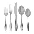thumbnail image 4 of Godinger 20 Piece Flatware Set with 4 Dinner Forks, 4 Salad Forks, 4 Tablespoons, 4 Teaspoons and Knifes, 18/0 Stainless Steel Unica, Set of 4, 4 of 5