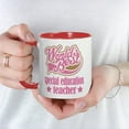 thumbnail image 3 of CafePress - Special Education Teacher Gift (Worlds Best) Mug - 11 oz Ceramic Mug - Novelty Coffee Tea Cup, 3 of 3