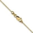 thumbnail image 4 of 14K Solid Yellow Gold 0.8mm Octagonal Cubetto Omega Snake Chain Herringbone Necklace, 4 of 5