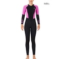 thumbnail image 2 of Traje de buceo Traje de buceo Hombres y tenedores de mujer Cuerpo completo Cuerpo frío Sensación de mono para buceo Snorkeling Surfing Natación Mujer / Purple L sidaley OD003627-21, 2 of 5
