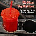 thumbnail image 5 of Tumbler with Straw and Lid Bulk Water Bottle Iced Coffee Travel Mug Reusable Plastic Cups,Glitter Cups Travel Mugs Glasses for Parties Birthdays, Multi Color(24oz-7 Pack), 5 of 5