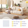 thumbnail image 3 of HOME MASTER Protecteur Mural Autocollant pour Matériel Carré 4 Pouces, Lot de 10, Poignée de Porte, Bouclier Mural, Protection de Porte, Pad de Protection Mural Rigide en Vinyle Blanc, 3 of 9